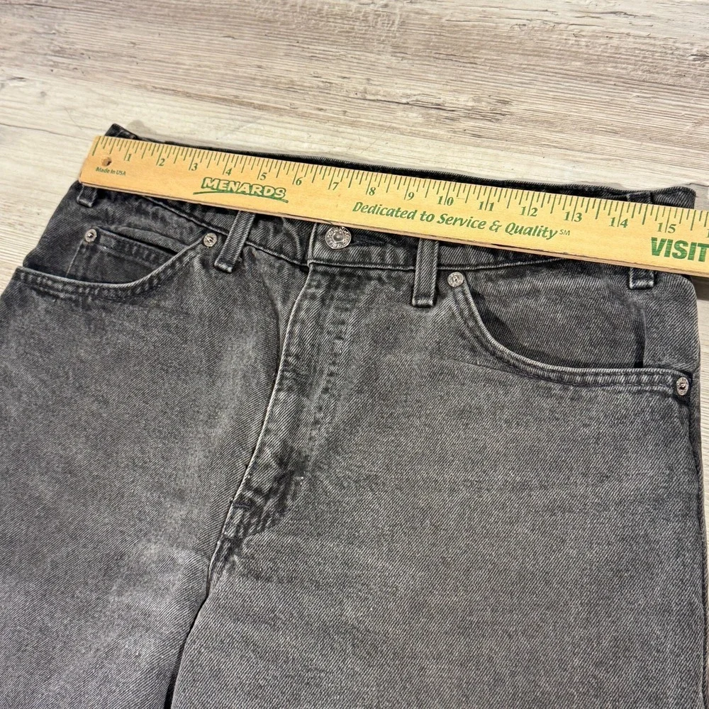 VTG Levi's 550 Jeans Men 32x32 Orange‎ Tab Black Relaxed Fit 90s *READ*